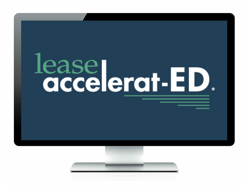 LeaseAccelerat ED online training lease accounting software